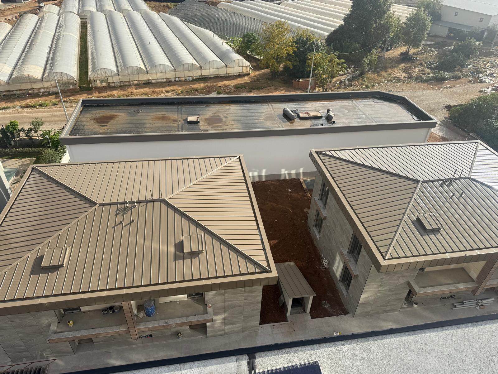 Enes Metal tarafından tamamlanan kenet çatı uygulaması